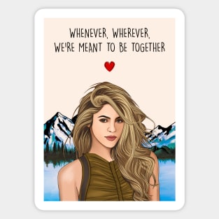 SHAKIRA VALENTINE'S Sticker